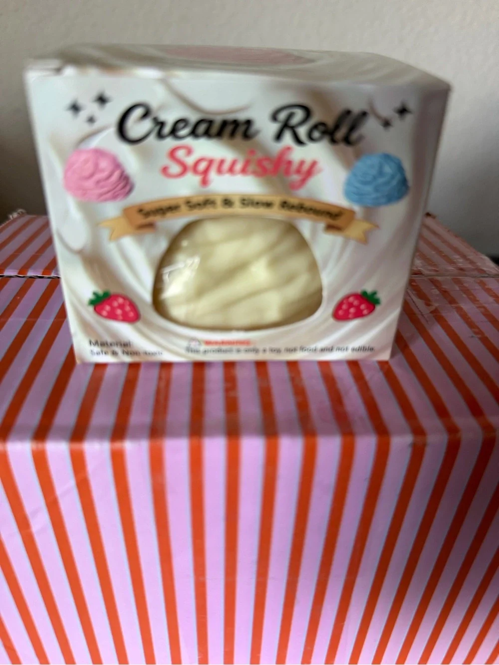 🩷🩷Cream Roll Squishy Stress Toy - Cream Color☁️☁️